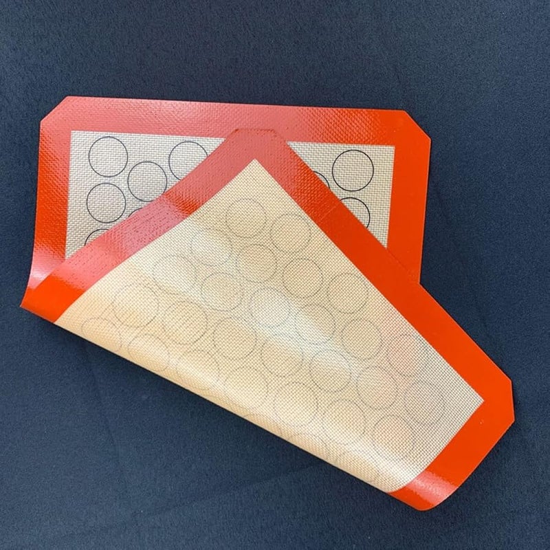 Coffee Color Nonstick Silicone Baking Mat Reusable Pastry Sheet For Oven Cookies Bread - Image 5